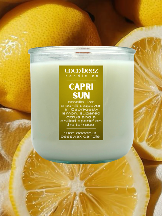 Capri Sun Limoncello Cream Candle